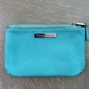 Tiffany & Co. Small Leather Pouch - Tiffany Blue